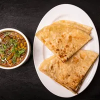 Bangladeshi Paratha with Bhaji